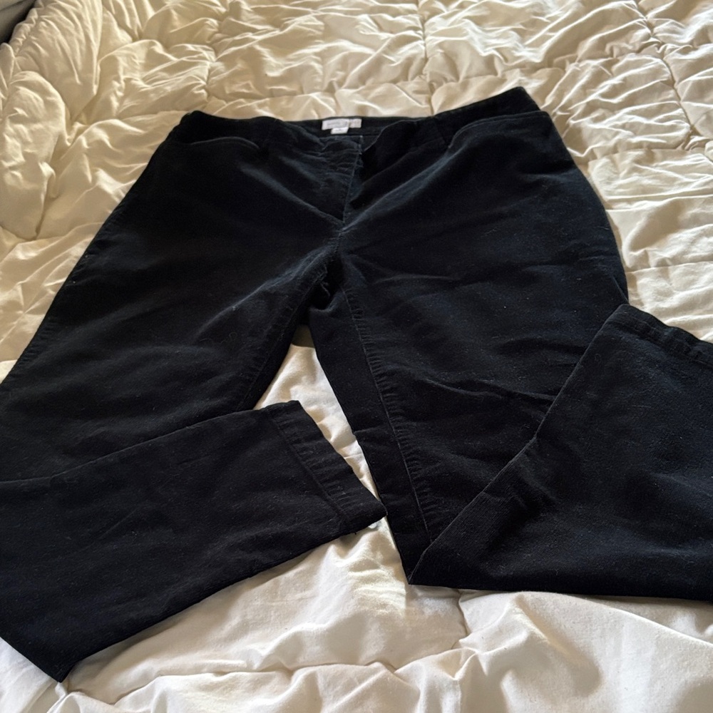 J. Jill Black Corduroy Pants